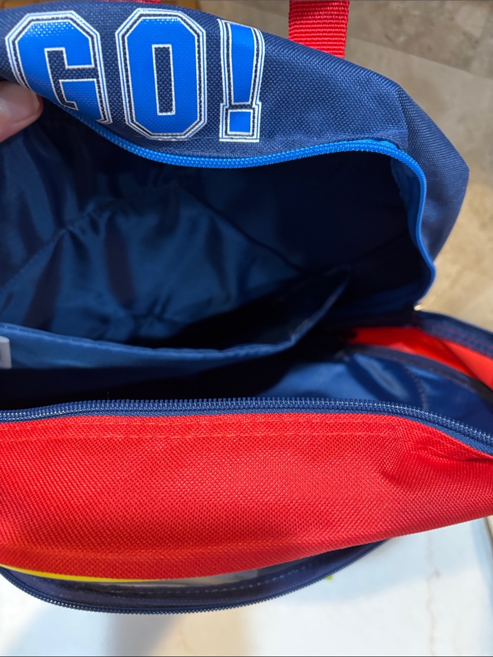 Nintendo Mario 17” Kids Backpack - Blue, Red & Yellow - Picture 4 of 6